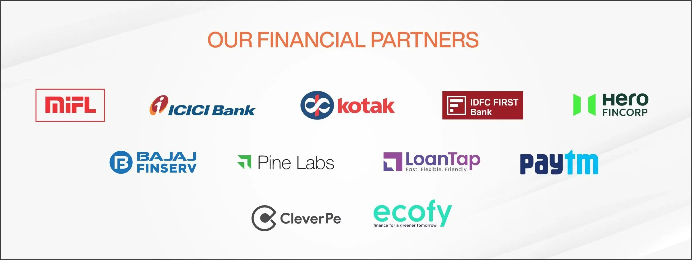 joyebike our financial partners