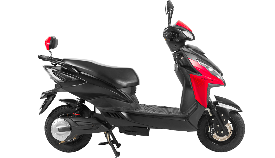 Joy wolf electric scooter Black And Red color 
